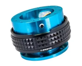 NRG Quick Release Kit - New Blue Body - Black Pyramid Ring