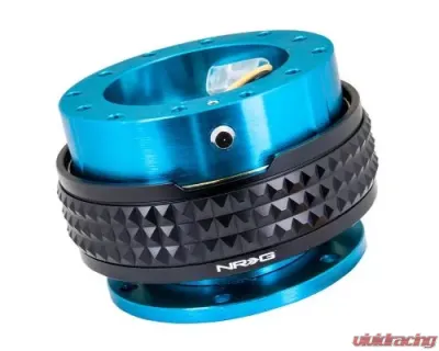 NRG Quick Release Kit - New Blue Body - Black Pyramid Ring - SRK-210NB/BK