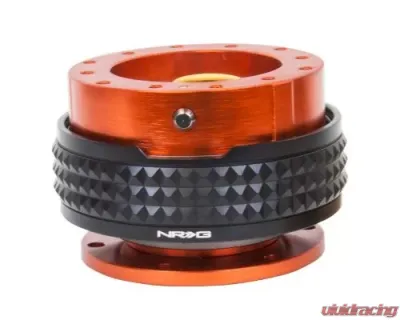 NRG Quick Release Kit - Orange Body - Black Pyramid Ring - SRK-210OR/BK