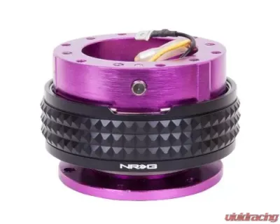 NRG Quick Release Kit - Purple Body - Black Pyramid Ring - SRK-210PP/BK