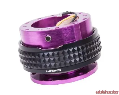 NRG Quick Release Kit - Purple Body - Black Pyramid Ring - SRK-210PP/BK
