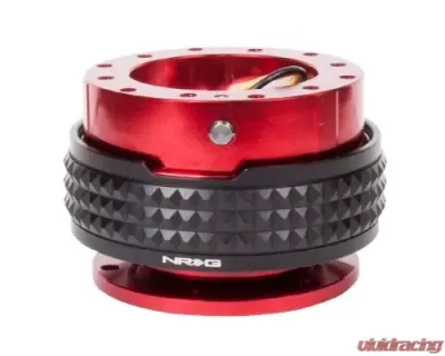 NRG Quick Release Kit - Red Body - Black Pyramid Ring - SRK-210RD/BK