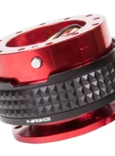 NRG Quick Release Kit - Red Body - Black Pyramid Ring                                     - SRK-210RD/BK - Image 2