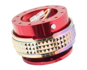 NRG Quick Release Kit - Red Body - Neochrome Pyramid Ring