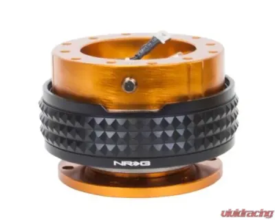 NRG Quick Release Kit - Rose Gold Body - Black Pyramid Ring - SRK-210RG/BK