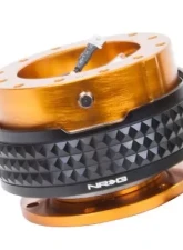 NRG Quick Release Kit - Rose Gold Body - Black Pyramid Ring                                     - SRK-210RG/BK - Image 2