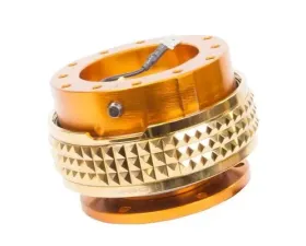 NRG Quick Release Kit - Rose Gold Body - Chrome Gold Pyramid Ring