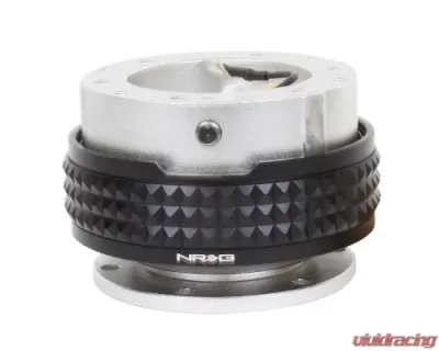 NRG Quick Release Kit - Silver Body - Black Pyramid Ring - SRK-210SL/BK