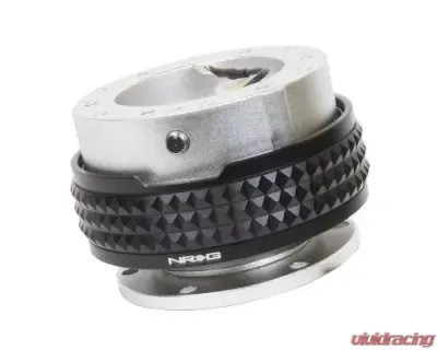 NRG Quick Release Kit - Silver Body - Black Pyramid Ring - SRK-210SL/BK