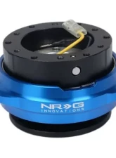 NRG Quick Release Kit - Black Body - Shinny Blue Oval Ring                                     - SRK-220BK/BL - Image 2