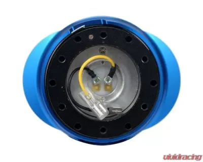 NRG Quick Release Kit - Black Body - Shinny Blue Oval Ring - SRK-220BK/BL