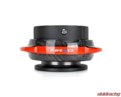 NRG Quick Release Kit - Black Body - Carbon Fiber Red Ring - SRK-220BK-CF/RD