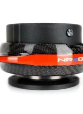 NRG Quick Release Kit - Black Body - Carbon Fiber Red Ring                                     - SRK-220BK-CF/RD - Image 4