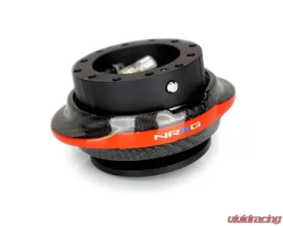 NRG Quick Release Kit - Black Body - Carbon Fiber Red Ring - SRK-220BK-CF/RD