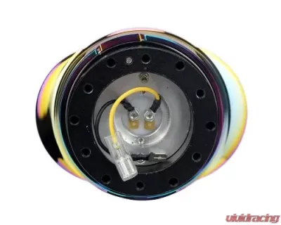 NRG Quick Release Kit - Black Body - Shinny Multicolor Oval Ring - SRK-220BK/MC