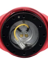 NRG Quick Release Kit - Black Body - Shinny Red Oval Ring                                     - SRK-220BK/RD - Image 3