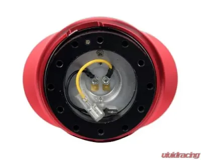 NRG Quick Release Kit - Black Body - Shinny Red Oval Ring - SRK-220BK/RD