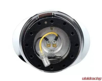 NRG Quick Release Kit - Black Body - Shinny Silver Oval Ring - SRK-220BK/SL