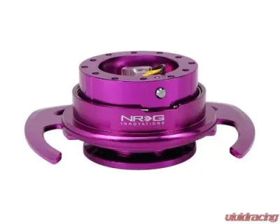 NRG Quick Release Kit - Purple Body - Purple Ring W- Handles - SRK-700PP