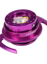 NRG Quick Release Kit - Purple Body - Purple Ring W- Handles                                     - SRK-700PP - Image 3