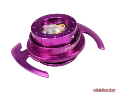 NRG Quick Release Kit - Purple Body - Purple Ring W- Handles - SRK-700PP