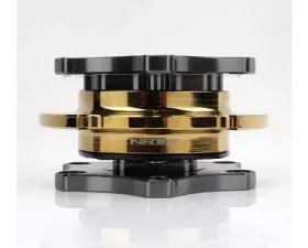 NRG SFI Key Way Type Quick Release Chrome Gold