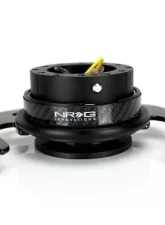 NRG Quick Release Kit - Black Body-Carbon Figer Trim Ring W- Carbon Fiber Handles                                     - SRk-700CF-1 - Image 2