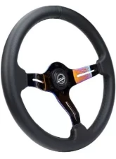 NRG Light Weight Gaming Steering Whl composits And Neochrome Spoke Slits                                     - ST-010MC-PR - Image 2