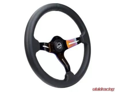 NRG Light Weight Gaming Steering Whl composits And Neochrome Spoke Slits - ST-010MC-PR
