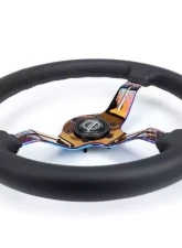 NRG Light Weight Gaming Steering Whl composits And Neochrome Spoke Slits                                     - ST-010MC-PR - Image 4