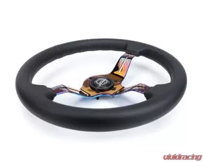 NRG Light Weight Gaming Steering Whl composits And Neochrome Spoke Slits - ST-010MC-PR