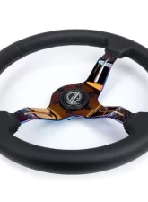 NRG Light Weight Gaming Steering Whl composits And Neochrome Spoke Slits                                     - ST-010MC-PR - Image 3