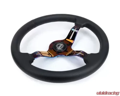NRG Light Weight Gaming Steering Whl composits And Neochrome Spoke Slits - ST-010MC-PR