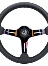 NRG Light Weight Gaming Steering Whl composits And Neochrome Spoke Slits                                     - ST-010MC-PR - Image 4