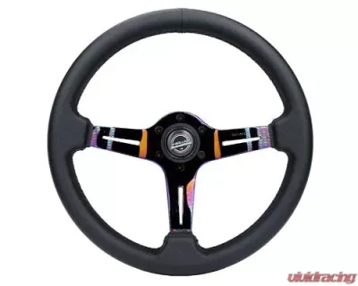 NRG Light Weight Gaming Steering Whl composits And Neochrome Spoke Slits - ST-010MC-PR