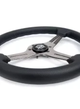 NRG Light Weight Gaming Steering Whl composits And Black Chrome Spoke Slits. No Dish                                     - ST-018BC-PR - Image 4