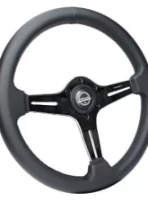 NRG Light Weight Gaming Steering Whl composits And Chrome Spoke Slits. No Dish                                     - ST-018CH-PR - Image 2