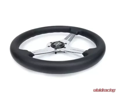 NRG Light Weight Gaming Steering Whl composits And Chrome Spoke Slits. No Dish - ST-018CH-PR
