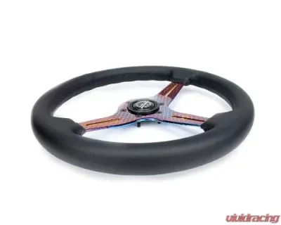 NRG Light Weight Gaming Steering Whl composits And Neochrome Spoke Slits. No Dish - ST-018MC-PR