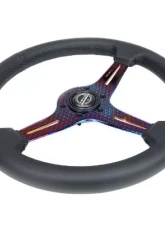 NRG Light Weight Gaming Steering Whl composits And Neochrome Spoke Slits. No Dish                                     - ST-018MC-PR - Image 3
