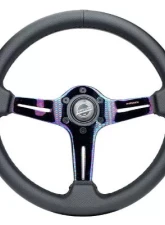 NRG Light Weight Gaming Steering Whl composits And Neochrome Spoke Slits. No Dish                                     - ST-018MC-PR - Image 4