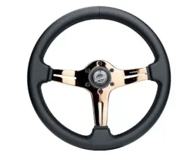 NRG Light Weight Gaming Steering Whl composits And Rose Gold Spoke Slits. No Dish