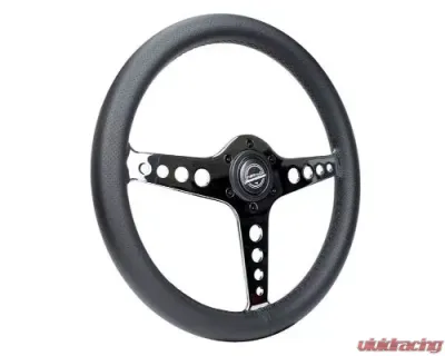 NRG Light Weight Gaming Steering Whl composits And Chrome Spoke Holes. - ST-034CH-PR