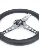 NRG Light Weight Gaming Steering Whl composits And Chrome Spoke Holes.                                     - ST-034CH-PR - Image 3