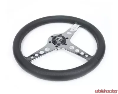 NRG Light Weight Gaming Steering Whl composits And Chrome Spoke Holes. - ST-034CH-PR