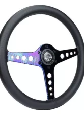 NRG Light Weight Gaming Steering Whl composits And Neochrome Spoke Holes.                                     - ST-034MC-PR - Image 2