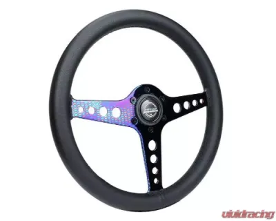 NRG Light Weight Gaming Steering Whl composits And Neochrome Spoke Holes. - ST-034MC-PR