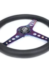 NRG Light Weight Gaming Steering Whl composits And Neochrome Spoke Holes.                                     - ST-034MC-PR - Image 3