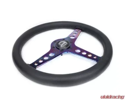 NRG Light Weight Gaming Steering Whl composits And Neochrome Spoke Holes. - ST-034MC-PR