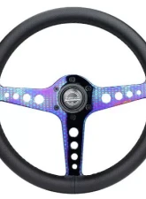 NRG Light Weight Gaming Steering Whl composits And Neochrome Spoke Holes.                                     - ST-034MC-PR - Image 4